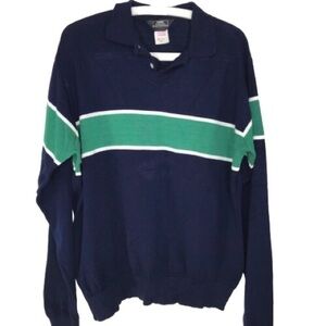 Vintage Old School Collared Sweater